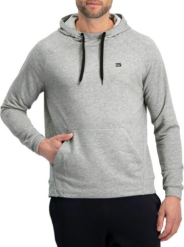 Three Sixty Six Dry Fit Mens Hoodies Pullover - Workout Sweatshirts for Men w/Adjustable Hoodie in Saudi Arabia