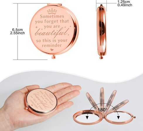 حشوات سلة الهالوين للنساء، هدايا ملهمة، مرآة مدمجة للنساء المراهقات، هدايا سلة الهالوين لصديقتك، عيد الحب، ذكرى زواج الزوجة، حشو سلة مخيفة in Kuwait