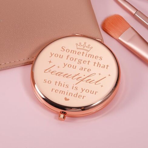 حشوات سلة الهالوين للنساء، هدايا ملهمة، مرآة مدمجة للنساء المراهقات، هدايا سلة الهالوين لصديقتك، عيد الحب، ذكرى زواج الزوجة، حشو سلة مخيفة in Kuwait