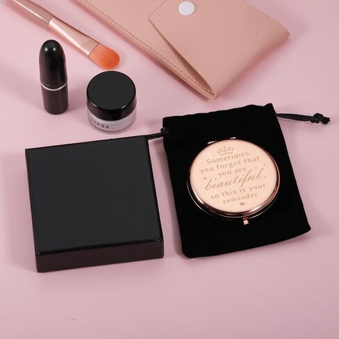 حشوات سلة الهالوين للنساء، هدايا ملهمة، مرآة مدمجة للنساء المراهقات، هدايا سلة الهالوين لصديقتك، عيد الحب، ذكرى زواج الزوجة، حشو سلة مخيفة in Kuwait