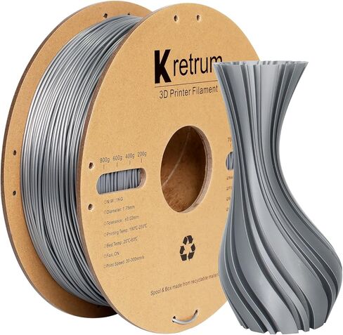 خيوط PLA 1.75 مم خيوط طابعة ثلاثية الأبعاد من الورق المقوى عبوات 1 كجم متوافقة على نطاق واسع مع معظم طابعات FDM ثلاثية الأبعاد تناسب ELEGOO Anycubic FlashForge Creality Bambu Prusa إلخ. الأخضر الصنوبر in Kuwait