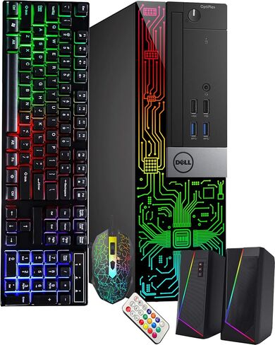 Dell OptiPlex 7040 Small Form Factor RGB Desktop PC, Intel Quad Core i5-6500 up to 3.6GHz, 16G DDR4, 512G SSD, Windows 10 Pro 64 Bit-Multi-Language (Renewed) in Saudi Arabia
