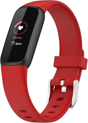 متوافق مع أساور Fitbit Luxe Bands، سوار معصم بديل من السيليكون الناعم متوافق مع Fitbit Luxe Band، حزام ساعة رياضي مرن مقاوم للماء للنساء والرجال الصغار in Saudi Arabia