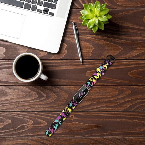 متوافق مع أساور Fitbit Luxe Bands، سوار معصم بديل من السيليكون الناعم متوافق مع Fitbit Luxe Band، حزام ساعة رياضي مرن مقاوم للماء للنساء والرجال الصغار in Saudi Arabia