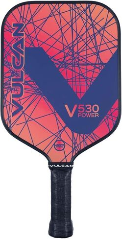 Vulcan | V530 Pickleball Paddle | Power Performance | Polypropylene Core - Carbon Fiber Surface | USAP Approved | Multiple Colors in Saudi Arabia