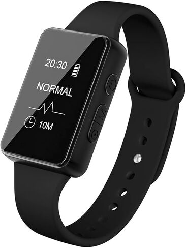 Motion Sickness Bands, Anti-Nausea Wristband Relieve Morning Motion Travel Car Sickness Sea Bands Pregnant Women Airplane Travel Essentials Rechargeable No Gel Drug Free Without Side Effects Black in Saudi Arabia