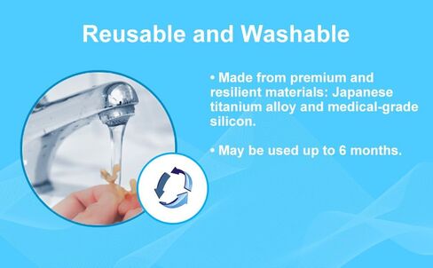 Titanium Nasal Dilator for Snore Reduction, Nasal Congestion, Improve Airflow, Comfortable Breathing Aids for Sleep Better, Exercise, Hiking, Jogging, Cycling, Medium Size in Kuwait
