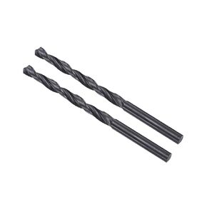 6542 High Speed Steel Twist Drill Bits, 5.1mm Diameter 85mm Length, Black Oxide Straight Twist Jobber Drill Bit - (Applications: for Metal Woodwork Plastic Aluminum), 2-Pieces