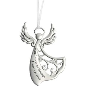 Ganz Angels By Your Side Ornament - When I count my blessings, I count you twice