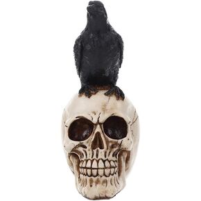 Resin Craft Statues for Decoration Skull Crow Skull Fashion Home Decor Creative Statue Personalized Ornaments