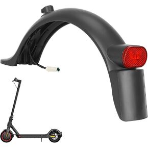 Ulip Rear fender with light, integral license plate and hook for M365 Pro/Pro2 scooter