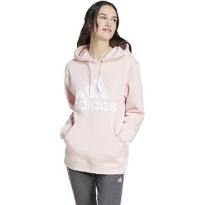 adidas Essentials Big Logo Regular Fleece Hoodie Bliss Lilac/White LG