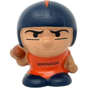 Party Animal NFL Jumbo Squeezymates Denver Broncos Squeezy Figurine, Team Colors, 5" Tall
