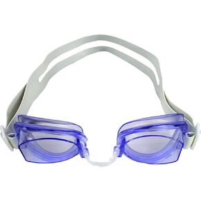Water Gear No-Leak Anti-Fog Swim Goggles - Adjustable Durable Split Headband and Nose Strap - with UV Protection