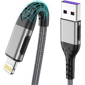 Durcord i Phone Charger, [MFi Certified] 3Pack 6FT USB A Cable for Long Charger Cable, Fast i Phone Charging Cord Compatible with with iPhone Xs Max/XS/XR/X/8/7/6S/6/Plus/SE/iPad(Brown)