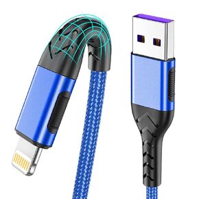Durcord i Phone Charger, [MFi Certified] 3Pack 6FT USB A Cable for Long Charger Cable, Fast i Phone Charging Cord Compatible with with iPhone Xs Max/XS/XR/X/8/7/6S/6/Plus/SE/iPad(Brown)