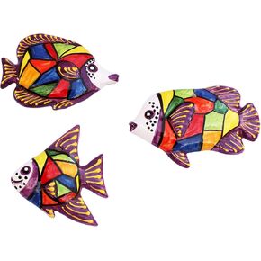 Cactus Canyon Ceramics Spanish 3-Piece Fish Wall Hanger Set, Picasso in Saudi Arabia