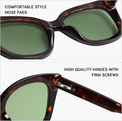 Square Retro Trendy Cat Eye Sunglasses Womens Mens 90s Classic Vintage Sun Glasses AR82222 in Kuwait