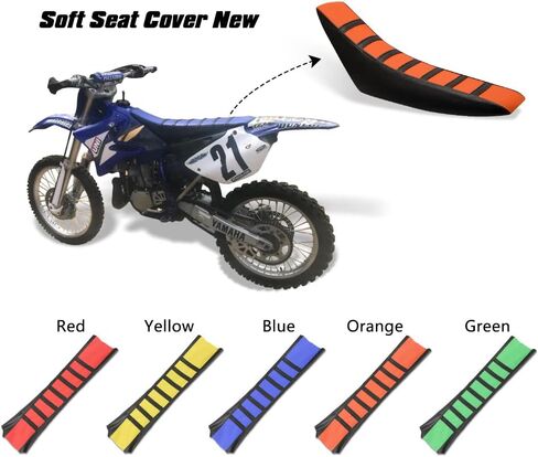GRAND ORANGE Soft Seat Cover Compatible with Honda CR125R CR250R CR500R CR80R CRF100F CRF125F CRF150F (Red) in Saudi Arabia