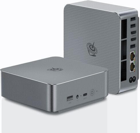 Beelink SER8 Gaming Mini PC,AMD Ryzen 7 8845HS up to 5.1GHz(8C/16T),32GB DDR5 RAM/1TB M.2 PCIe4.0 SSD/AMD Radeon 780M Mini Computer,Support 4K Triple Display(HDMI+DP+USB)/WiFi 6/BT5.2 in Saudi Arabia