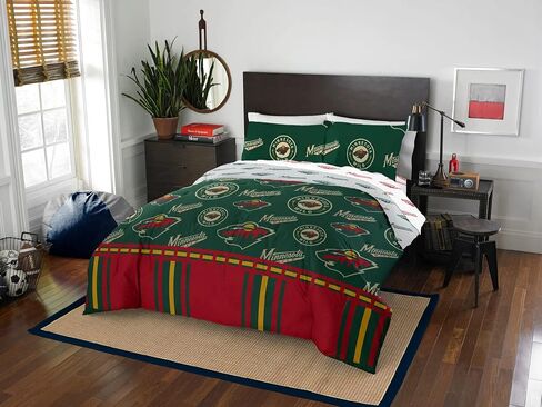 Northwest NHL Chicago Blackhawks Unisex-Adult Bed in a Bag Set, Queen, Rotary Legacy in Saudi Arabia