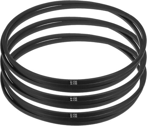 uxcell 3pcs A102 or 4L1040 Classic Wrapped Rubber V-Belt, 102"(2591mm) Inside Circumference, A Profile V Belt in Saudi Arabia