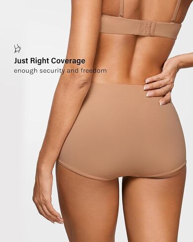 Women's Inbarely Plus Boyshorts Underwear - Soft Full Coverage Boxer Shorts Briefs Ladies Panties 3 Pack in Kuwait