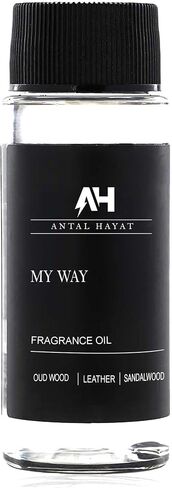 Hotel Scents My Way 50mL Essential Oil Scent Diffusers - Antal Hayat - Home Luxury Scents - Lemon, Comforting Sandalwood, Warm Cedarwood & Pretty Iris - Diffuser Oil Blends for Aromatherapy in Kuwait