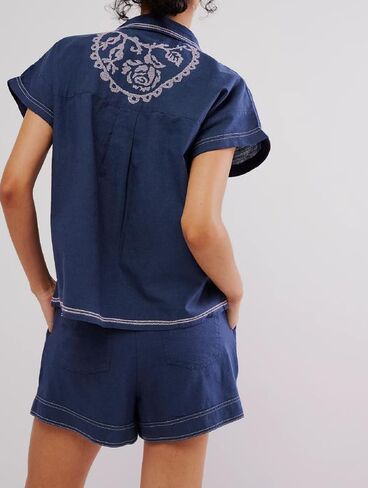 Juakoso Y2K Women Vintage Graffiti 2 Pieces Shorts Sets Floral Fruit Print Short Sleeve Shirt and Shorts Beachwear Tracksuit in Saudi Arabia