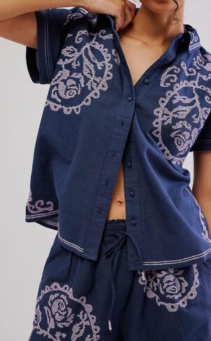 Juakoso Y2K Women Vintage Graffiti 2 Pieces Shorts Sets Floral Fruit Print Short Sleeve Shirt and Shorts Beachwear Tracksuit in Saudi Arabia