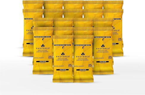 Hand & Face Wet Wipes for Sensitive Skin, Travel Wipes Case, Adult Wet Wipes, Hand and Face Wipe Won't Dry or Irritate Made in EUROPE(14) in Saudi Arabia