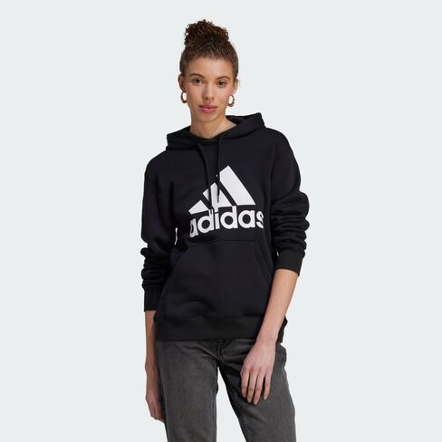adidas Essentials Big Logo Regular Fleece Hoodie Bliss Lilac/White LG in Saudi Arabia