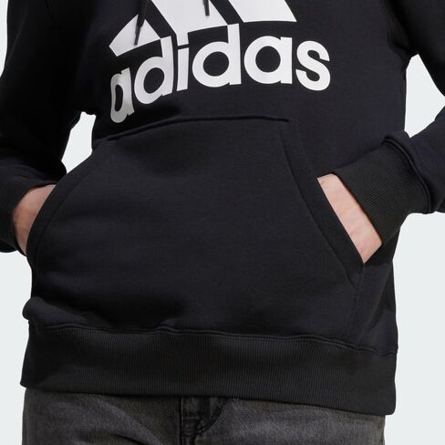 adidas Essentials Big Logo Regular Fleece Hoodie Bliss Lilac/White LG in Saudi Arabia