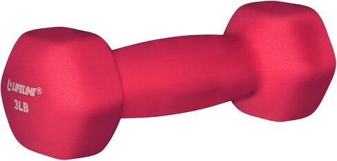 Lifeline Fitness Neoprene Dumbbell Weights - Premium Quality Equipment for Home Gym - Multiple Weight Options in Saudi Arabia