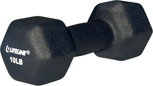 Lifeline Fitness Neoprene Dumbbell Weights - Premium Quality Equipment for Home Gym - Multiple Weight Options in Saudi Arabia