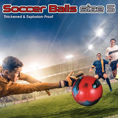 Professional Leather Football Official Soccer Ball Size 5, Soccer Balls Team Sport Training League Futbol Balls Bola, Professional World Cup Child Adult Football in Saudi Arabia