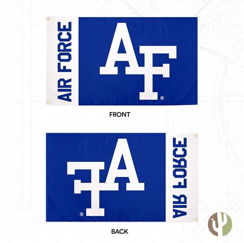 Desert Cactus United States Air Force Academy Flag USAFA Fightin Falcons Flags Banners 100% Polyester Indoor Outdoor 3x5 (Style Team Name 1) in Saudi Arabia
