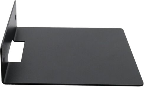 T Tulead المعادن العائمة الجرف جدار الجرف المتكلم حامل أسود عرض الرف رفوف الزاوية العائمة 2PCS لمكبرات الصوت والنباتات والهدايا التذكارية in Kuwait