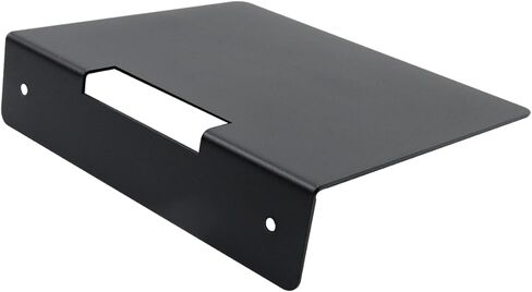 T Tulead المعادن العائمة الجرف جدار الجرف المتكلم حامل أسود عرض الرف رفوف الزاوية العائمة 2PCS لمكبرات الصوت والنباتات والهدايا التذكارية in Kuwait