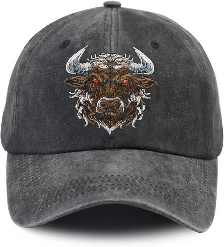 Unisex Animal Hat for Men Women, Adjustable Cotton Embroidered Wild Animals Baseball Cap in Saudi Arabia