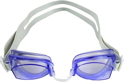 Water Gear No-Leak Anti-Fog Swim Goggles - Adjustable Durable Split Headband and Nose Strap - with UV Protection in Saudi Arabia