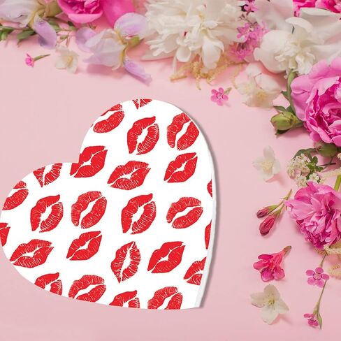 Andaz Press Heart Shaped Gift Box With Lid Reusable Heart Shaped Box For Tacos, Lets Taco Bout Taco Heart Box Birthday Gift Box, Food Safe Gift Boxes, 8"X6", 1-Pack in Saudi Arabia