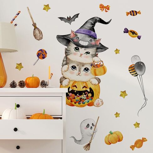 24Pcs Halloween Bats Decorations 3D Bat Stickers for Halloween Wall Decor Hollow Out Black Bats Design Scary Halloween Wall Decals PVC Bat Window Cling Stickers for Home Room Kitchen Decoration in Saudi Arabia