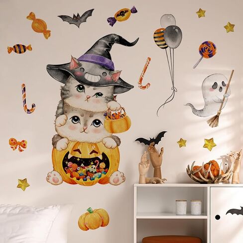 24Pcs Halloween Bats Decorations 3D Bat Stickers for Halloween Wall Decor Hollow Out Black Bats Design Scary Halloween Wall Decals PVC Bat Window Cling Stickers for Home Room Kitchen Decoration in Saudi Arabia