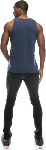 تي شيرت JC DISTRO رجالي Hipster Hip Hop Basic بدون أكمام من القطن الفاخر الناعم، مقاس صغير - متوفر بمقاس 3XL in Kuwait
