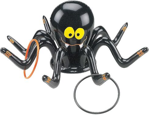 Fun Express - Inflate Spider Ring Toss Game for Halloween - Toys - Inflates - Inflatable Games - Halloween - 5 Pieces in Saudi Arabia