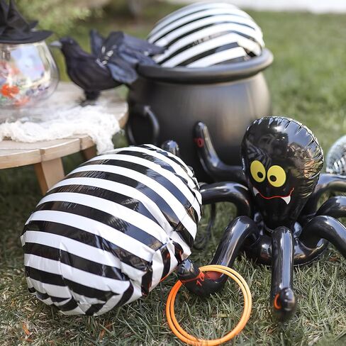Fun Express - Inflate Spider Ring Toss Game for Halloween - Toys - Inflates - Inflatable Games - Halloween - 5 Pieces in Saudi Arabia