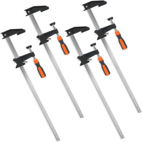 Woodworking Clamps,4-Pack 36 Inch Long Bar Clamps Heavy Duty Adjustable and Release Quickly,Wood Clamps Throat Depth 2.5 Inch Clamps Force 600 Lbs in Kuwait