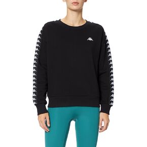 سويت شيرت Kappa Janka 310021-19-4006، نسائي، كافيار، L أسود in Kuwait