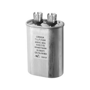 7.5uf MFD - 22W79 CBB65A Capacitor(2024 Upgrade) 450VAC 60Hz 10,000AFC Dual Run Ellipse Start for RV Camper A/C&Fan Fits for Lennox AmRad 1499-546 Capacitors